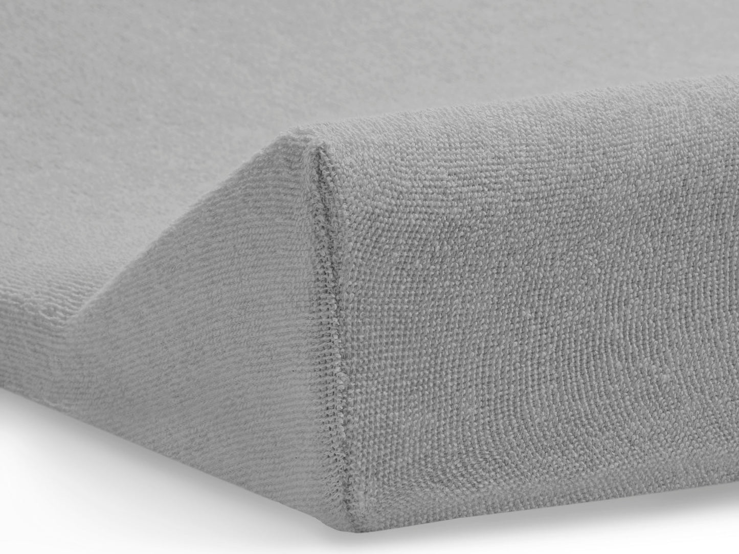 Jollein - Aankleedkussenhoes badstof DUOPACK 'Light Grey' - 50x70cm