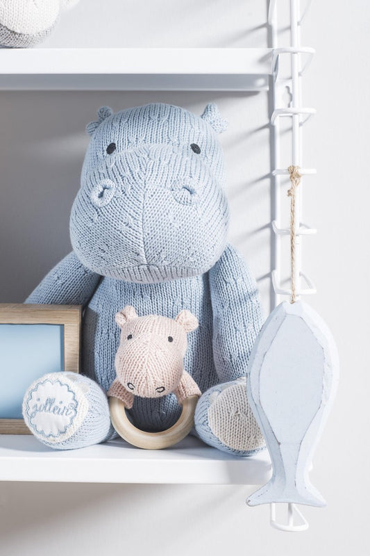 Jollein - Bijtring 'Hippo' Roze