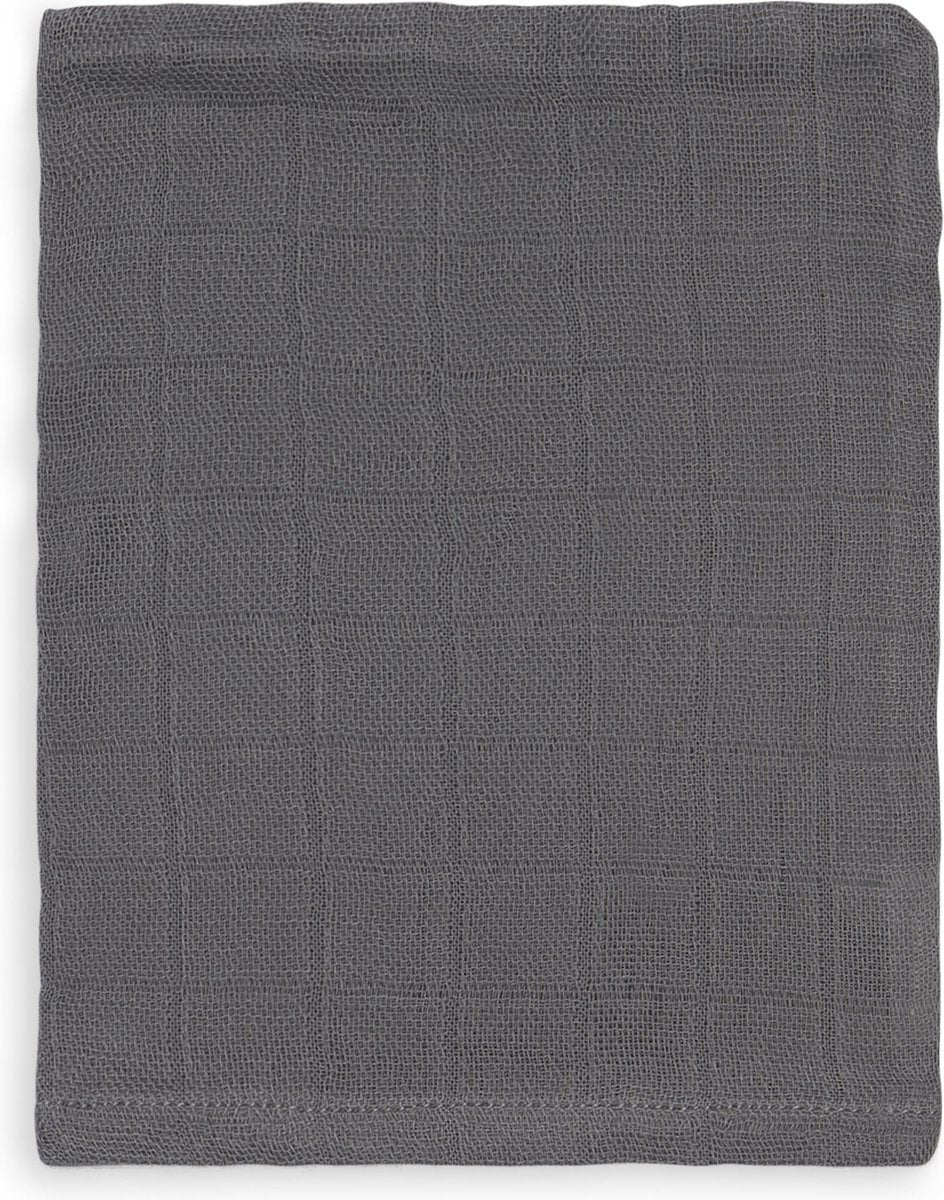 Jollein - Hydrofiel Washandje -Bamboe 'Storm Grey' - 3 STUKS
