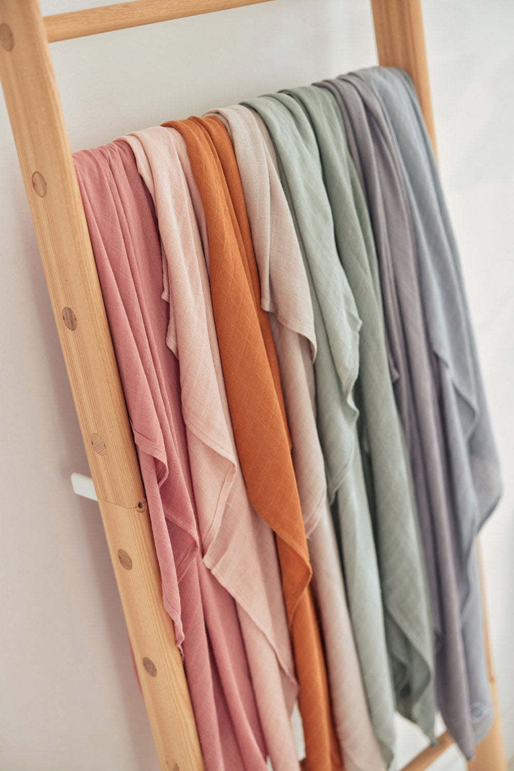 Jollein - Hydrofiele doek 70x70cm - Nature 'Pale Pink' - 4 STUKS