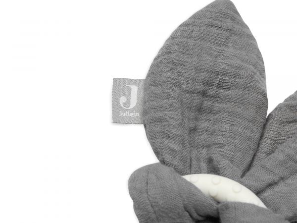 Jollein - Bijtring Siliconen - Bunny Ears 'Grey'