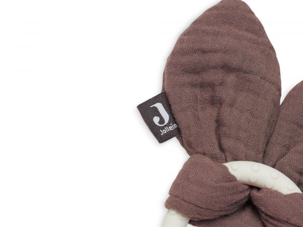 Jollein - Bijtring Siliconen - Bunny Ears 'Chestnut'
