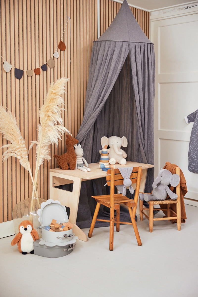 Jollein - Speendoek Bunny Ears 'Grey'