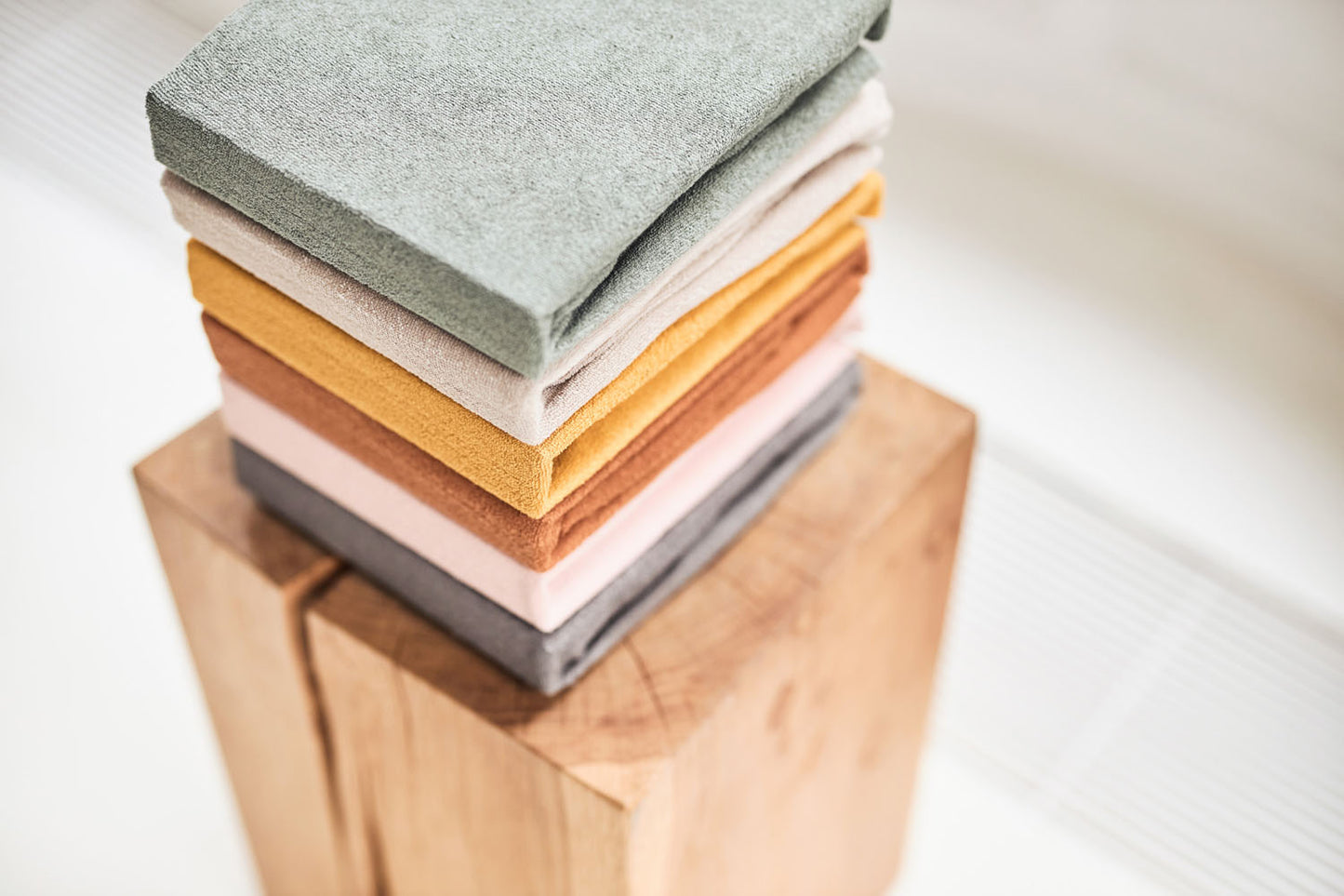 Jollein - Aankleedkussenhoes badstof DUOPACK 'Caramel' - 50x70cm