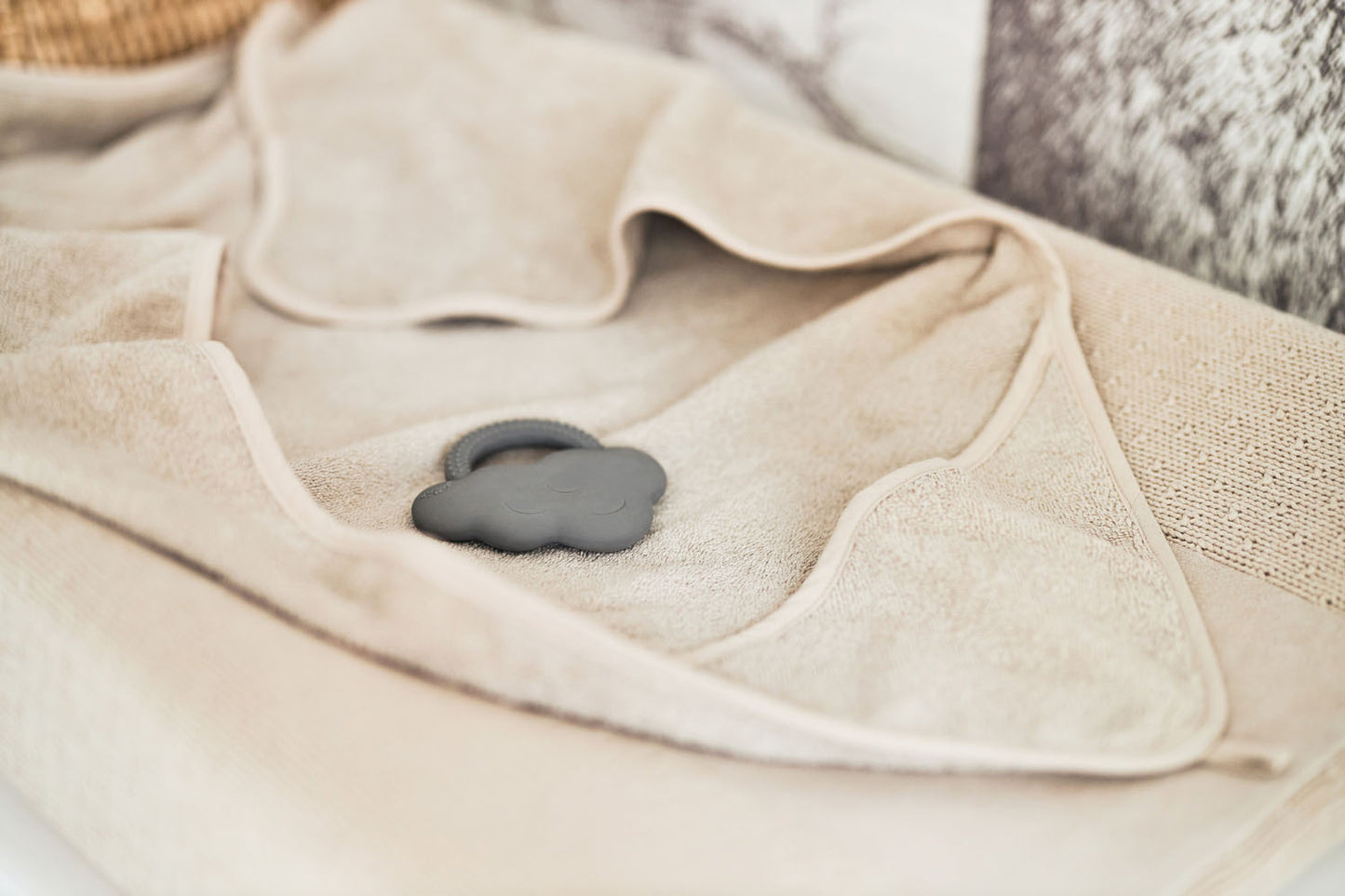 Jollein - Badcape badstof 'Nougat' - 75x75cm