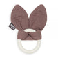Jollein - Bijtring Siliconen - Bunny Ears 'Chestnut'