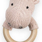 Jollein - Bijtring 'Hippo' Roze